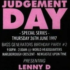 LENNY DEE / JUDGEMENT DAY SPECIAL SERIES 1997 / TOXIC SICKNESS REPLAY / SEPTEMBER / 2021