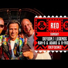 Defqon.1 Legends  Ran - D & Adaro & B - Front I Defqon.1 Weekend Festival 2023 I Sunday I RED