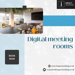 Impact Working: Find meeting room solutions for a functional and satisfying experience