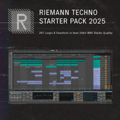 FREE Techno Starter Sample Pack 2025 for FL Studio and Ableton by Riemann Kollektion