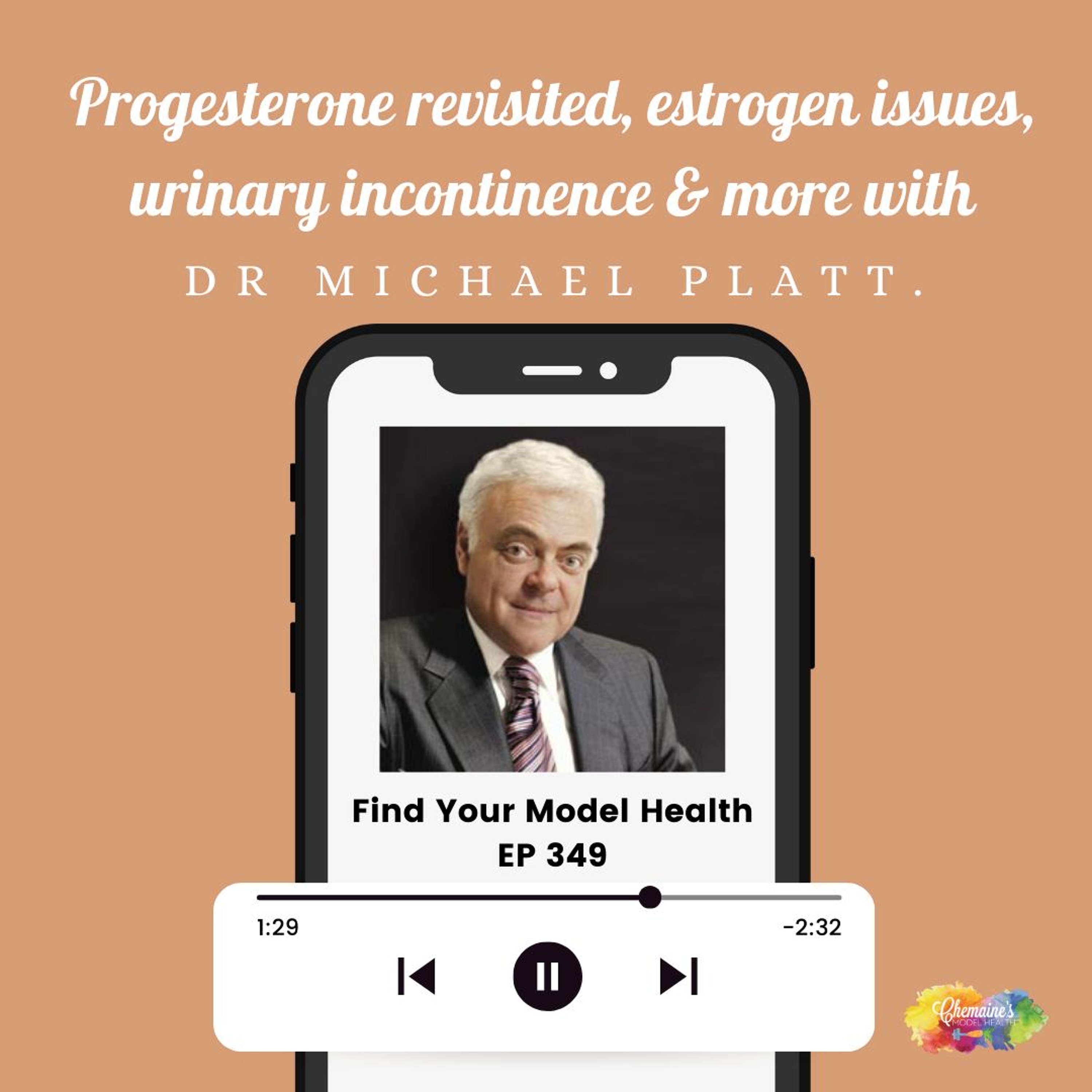 #349 Progesterone revisited, estrogen issues, urinary incontinence, & more with Dr Michael Platt.