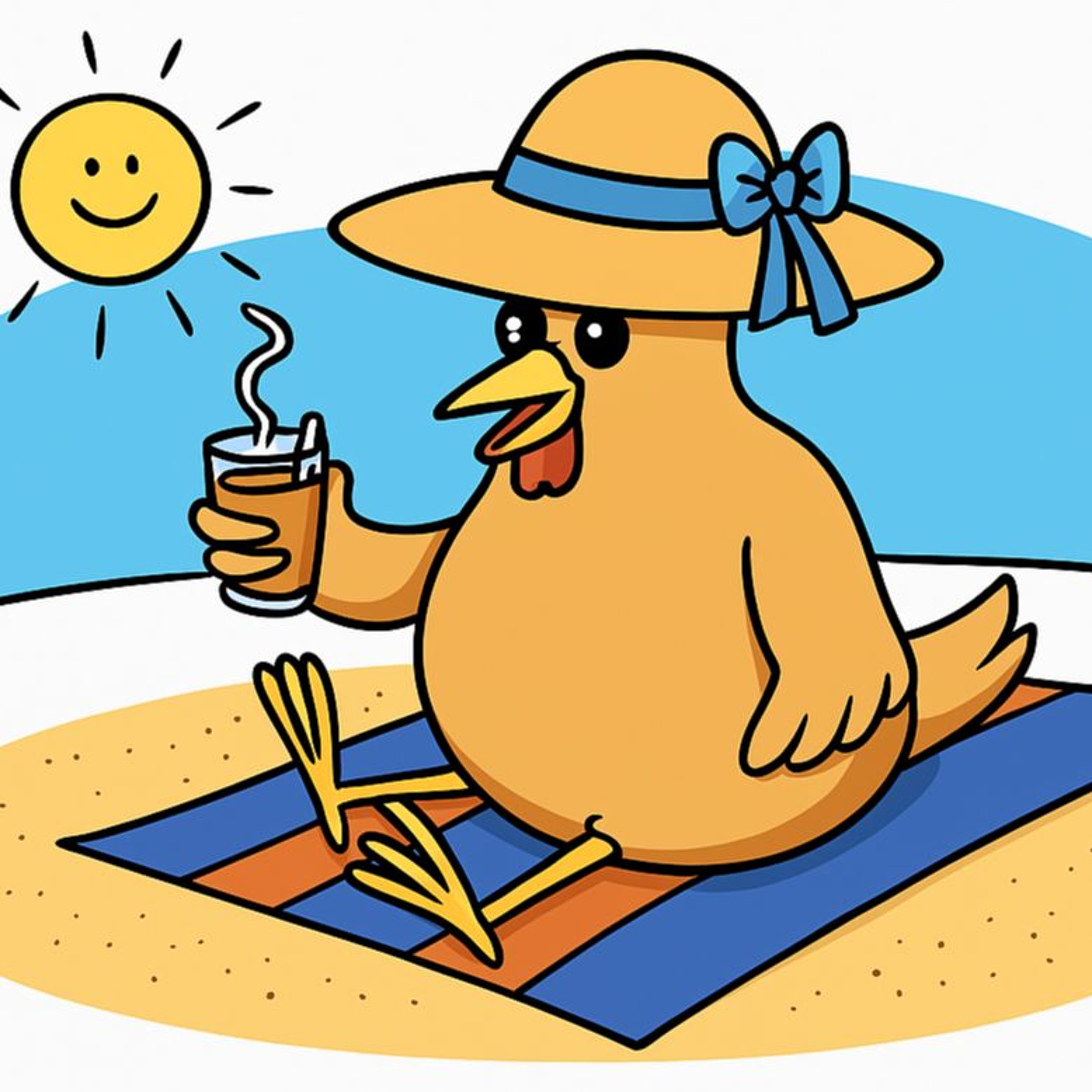Fried Chicken Beach Hat - Jonesmith, Adam, Moyin and Ali - St Brigid's School episode artwork