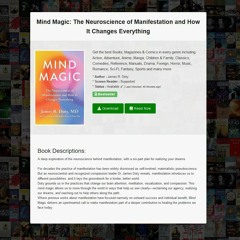 Read [PDF] Books Mind Magic The Neuroscience of Manifestation and How It Changes Everything by Jame