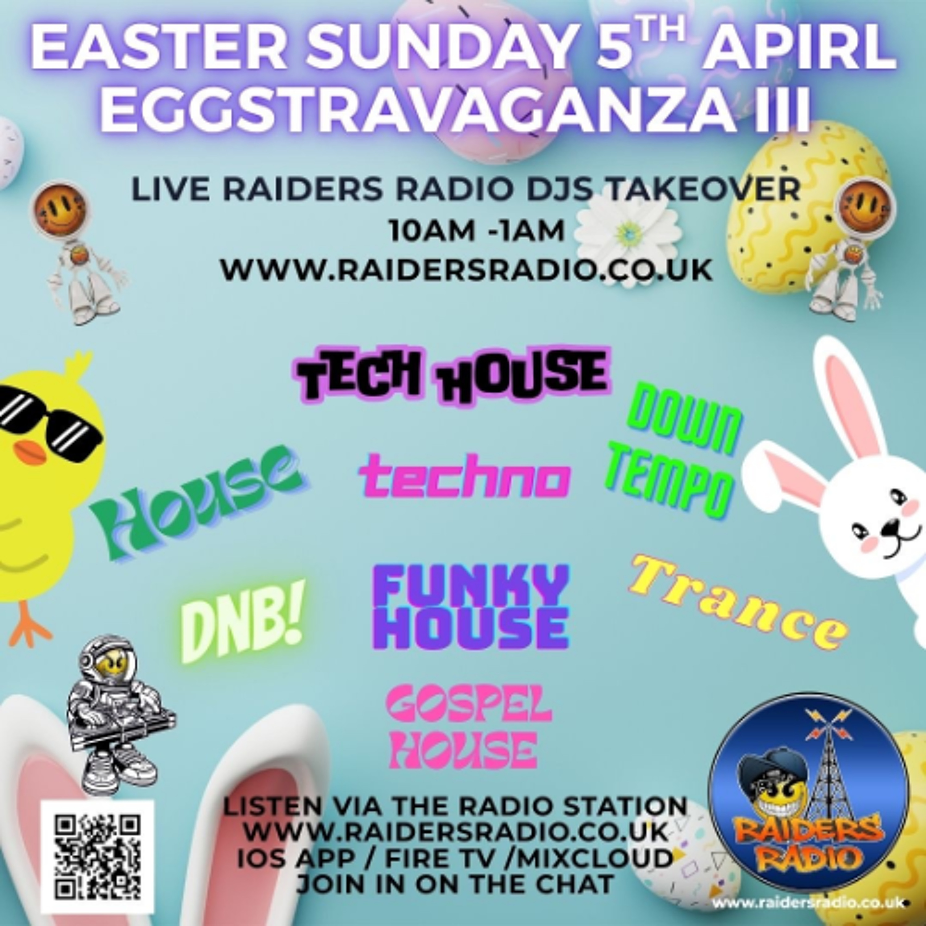 Mike Spinx Live DJ Set For Raiders Radio Easter Eggstravaganza Special 05-04-2026 episode artwork