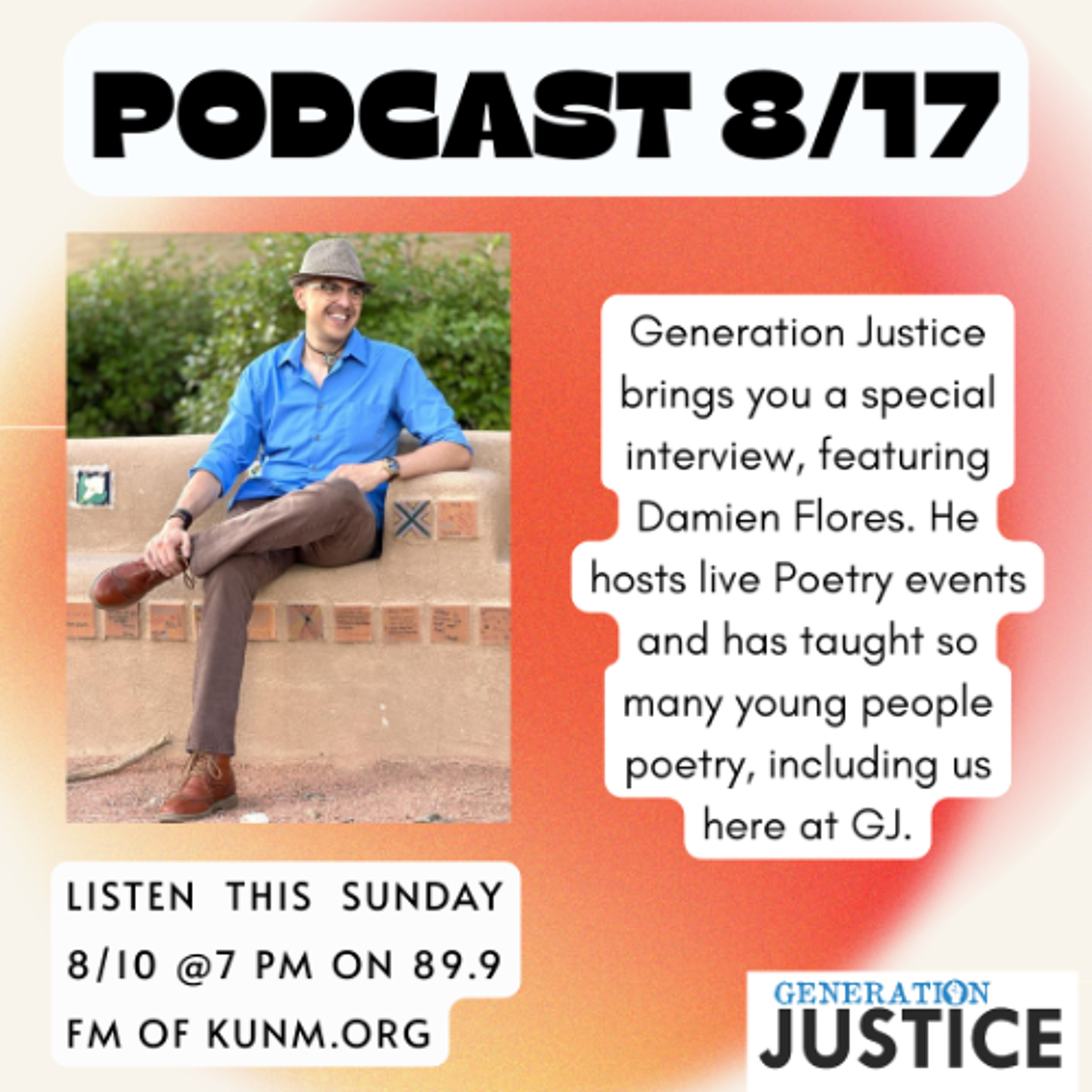 8.17.25 Interview with ABQ Poet Laureate Damien Flores
