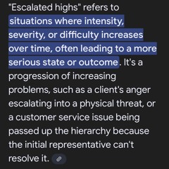 Escalated Highs - BTK