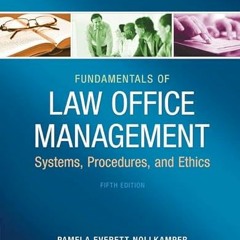 [Get] KINDLE 📤 Fundamentals of Law Office Management by  Pamela Everett-Nollkamper [