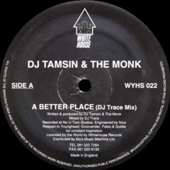 DJ Tamsin & The Monk - A Better Place (DJ Trace Mix)