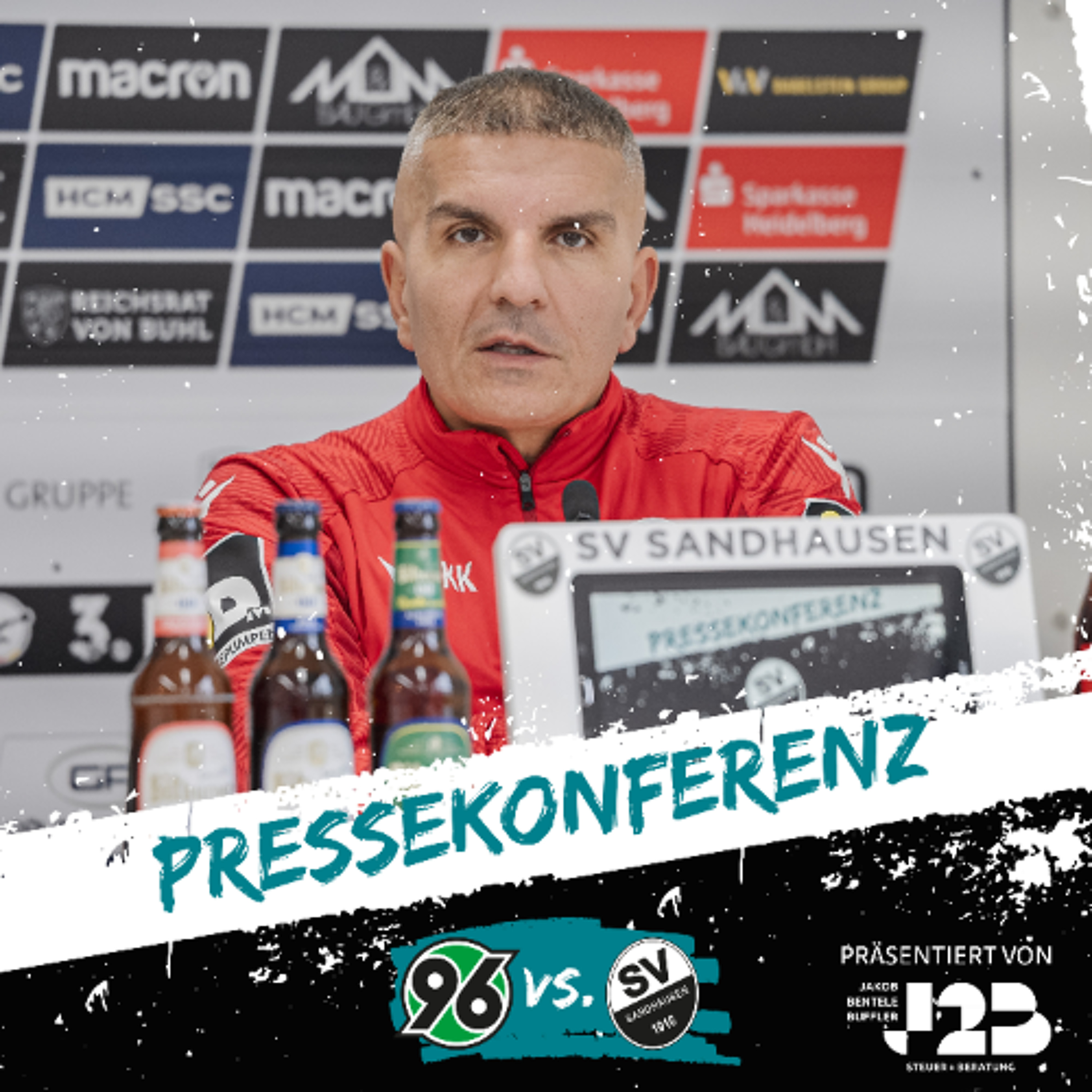 Pressekonferenz | Kenan Kocak vor dem Spiel Hannover 96 II - SV Sandhausen