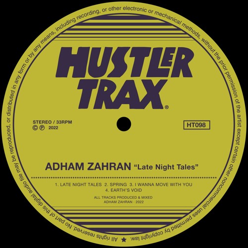 PREMIERE: Adham Zahran - I Wanna Move With You [Hustler Trax]