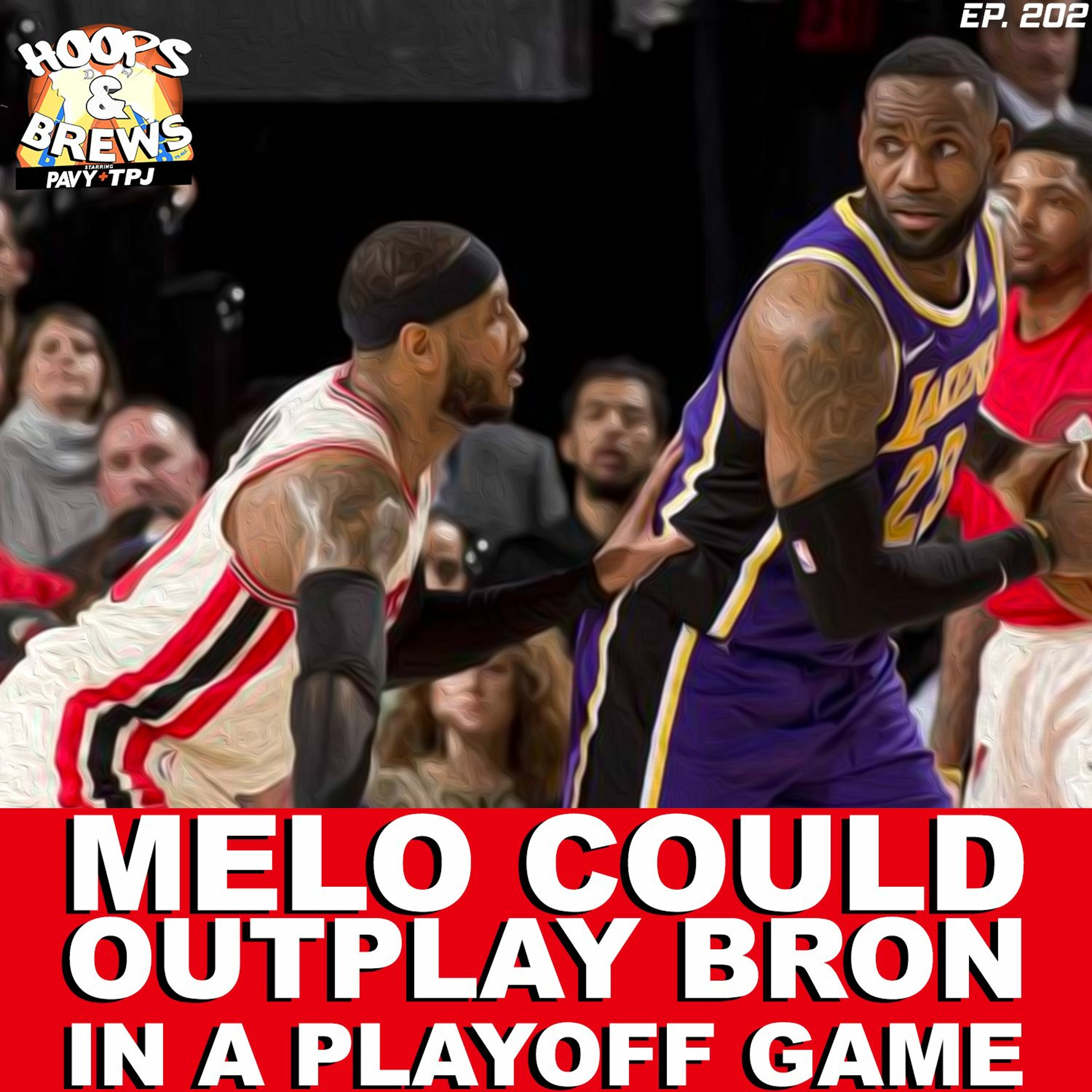 Hoops & Brews Ep. 202: Carmelo Could Outplay LeBron in a Playoff Game +  NBA IS RETURNING!