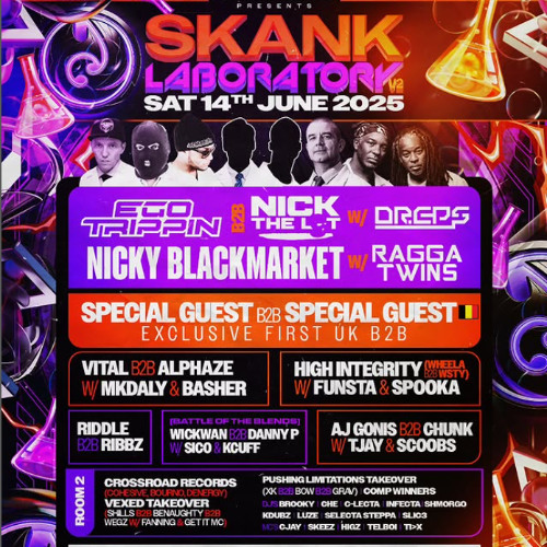 SKANKLAB PRESENTS: SKANK LABORATORY 14TH JUNE - Divin