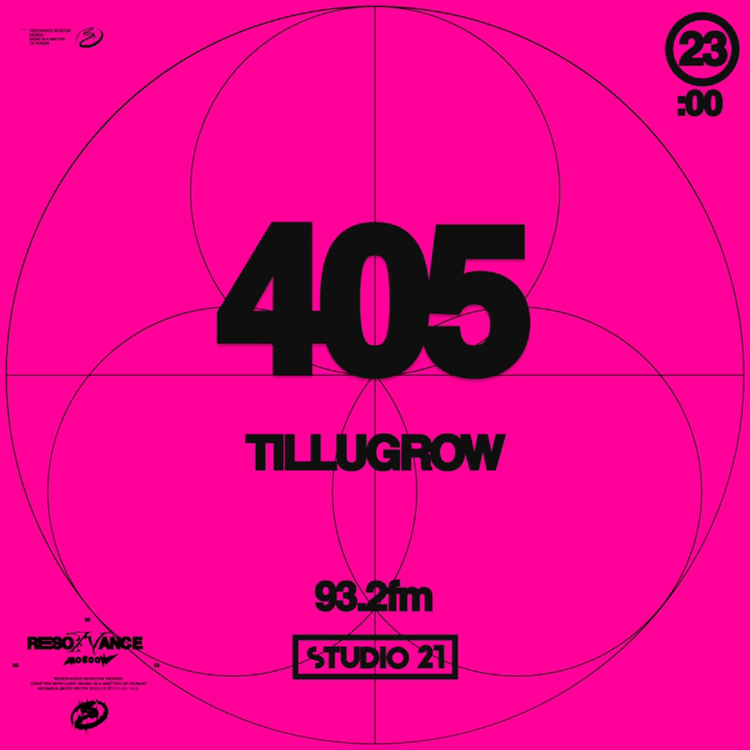 Resonance Moscow 405 w/ Tillugrow (21.10.2023) episode artwork