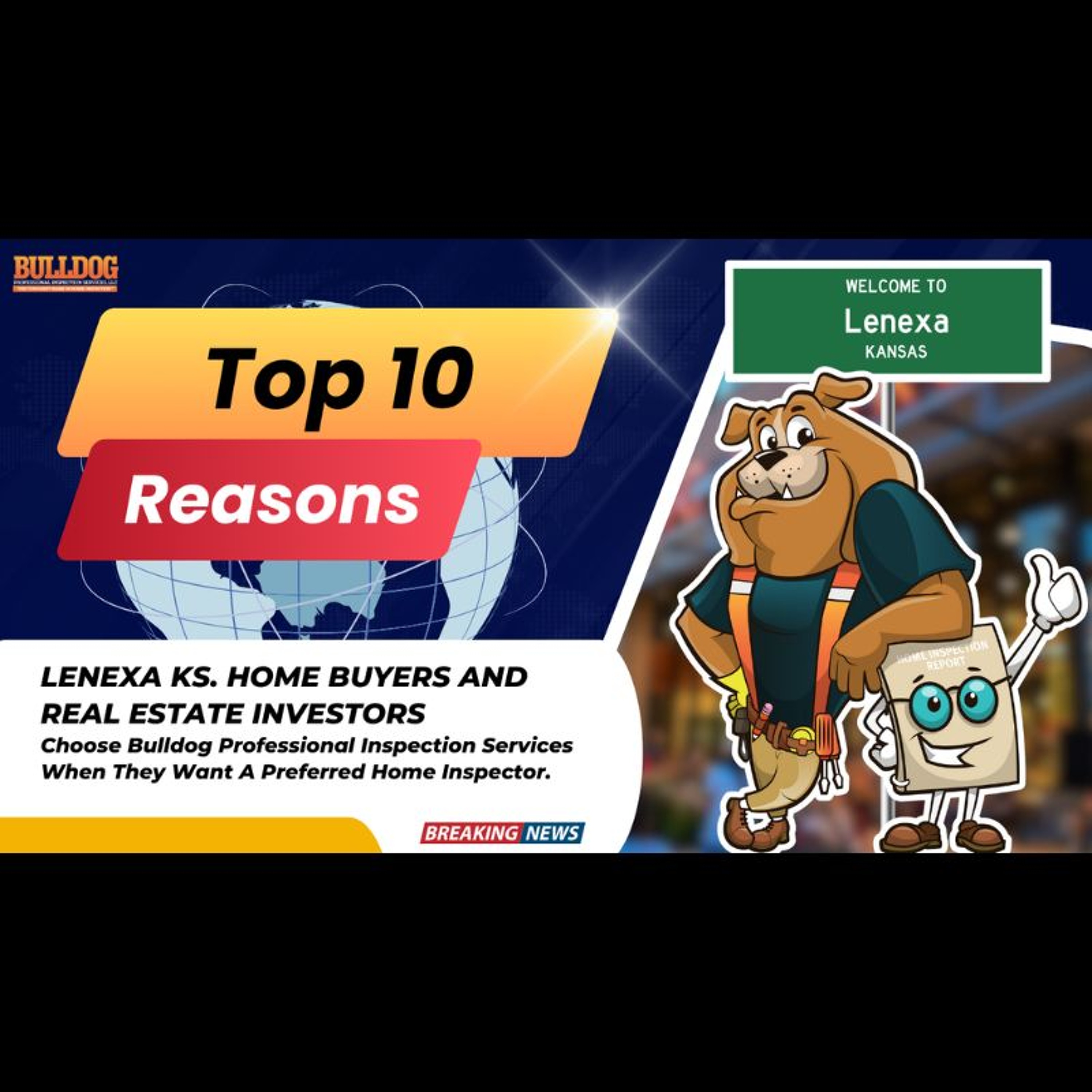 Home Inspector Lenexa KS. - Bulldog Professional Inspection Services (816) 564-3081 episode artwork