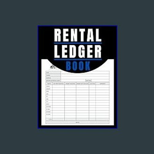 Stream ((Ebook)) ⚡ Rental Ledger Book Rent Management Notebook