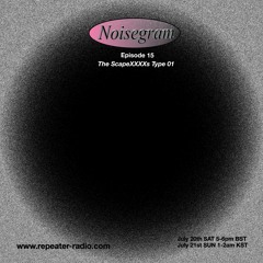 Heejin jang presents Noisegram | #15 The ScapeXXXs Type 01 07202024