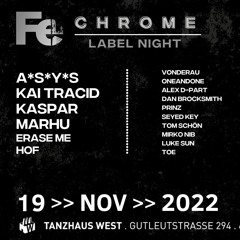 Tom Schön - Move Fe Chrome Label Night at Tanzhaus West Frankfurt 19 - 11 - 2022