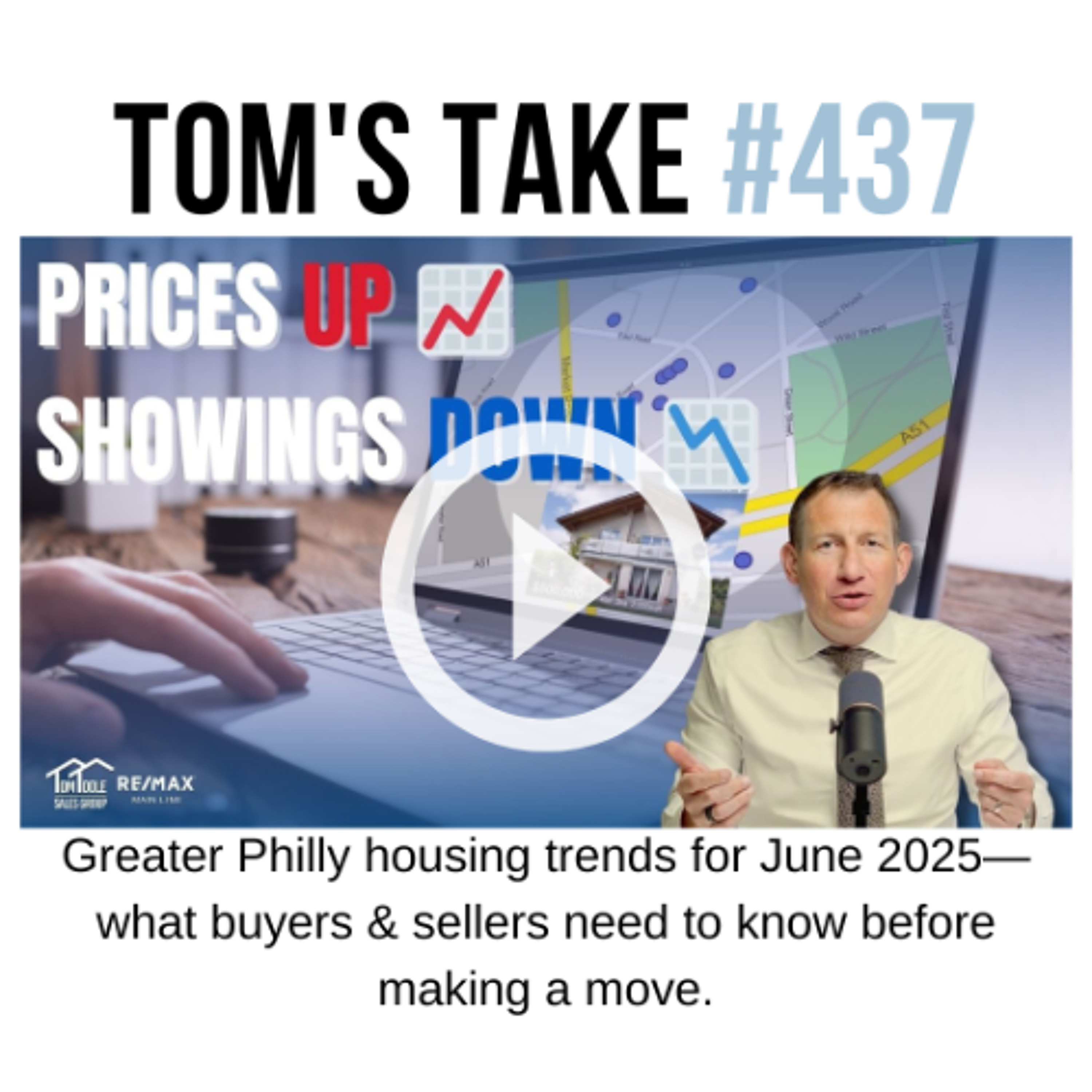 Greater Philadelphia Real Estate Market Update June 2025 | Tom’s Take 437 episode artwork