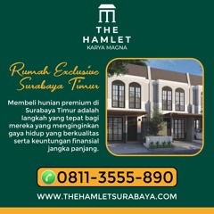 Hub 0811-3555-890,  Hunian Modern Mewah 2 Lantai dengan 3 Kamar Tidur di Surabaya Timur