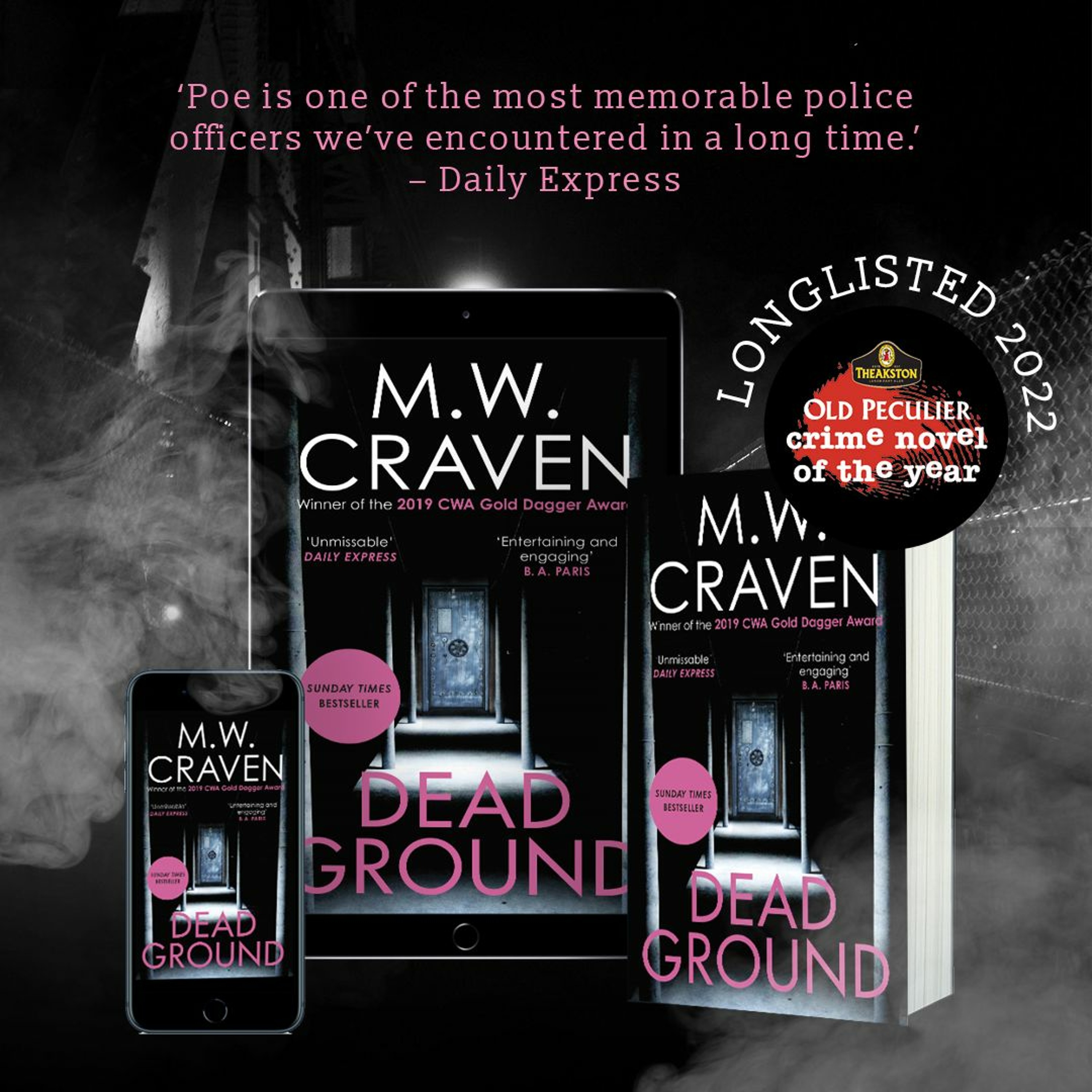 M.W. Craven - Theakston Old Peculier Crime Novel of the Year 2022 Interview episode artwork