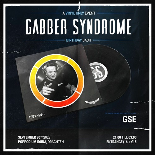 Gabber Syndrome Birthday Bash 2023 promo mix (vinyl) by GSE