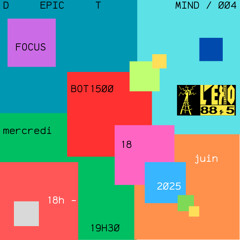 DEPICT MIND 004 about Bot1500 / ...– 18/06/2025 sur la radio eko des garrigues, 88.5