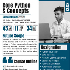 Core Python and Concepts - Elysium Academy - Crash Course (தமிழ்)