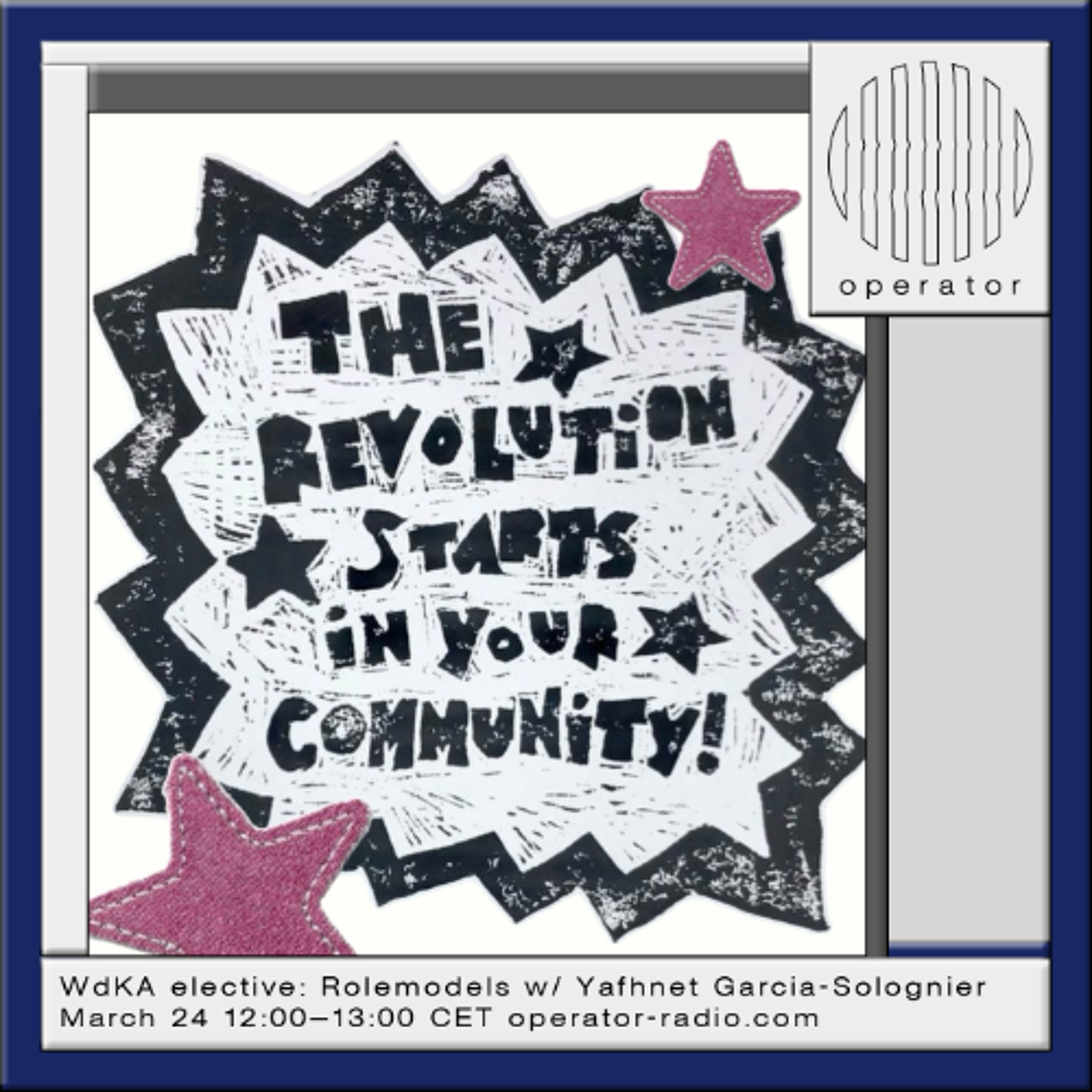 WdKA elective: Rolemodels w/ Yafhnet Garcia-Solognier - 24th March 2026 episode artwork