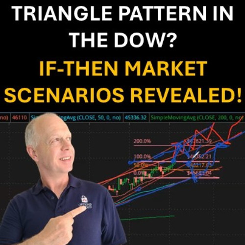 Triangle Pattern in the Dow? If-Then Market Scenarios Revealed!