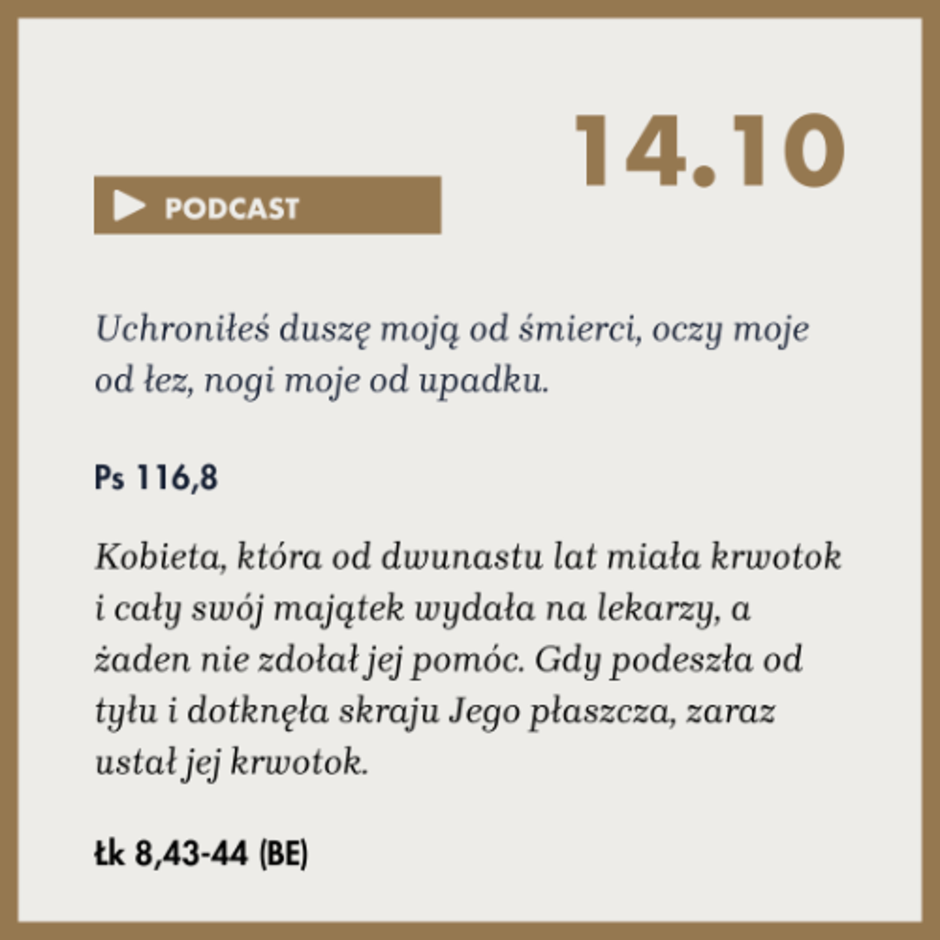 Poranek ze Słowem na 14 października 2025 episode artwork