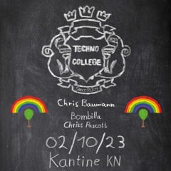 CHRIS BAUMANN @ TECHNO COLLEGE - Kantine Konstanz 02.10.23