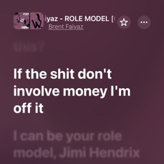 Brent Faiyaz - ROLE MODEL (Guitar Remix)