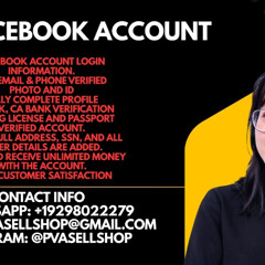 78 best sites to Buying Facebook Account 2030