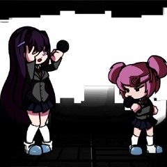 Uncovered Suffering - Unknown Suffering v2 but Yuri with Natsuki sing it (FNF) [Cover]