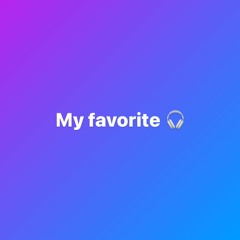 My favorite