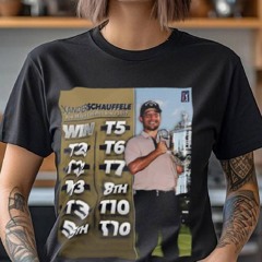 Congrats Xander Schauffele Best Major Finishes Since 2017 Unisex T Shirt