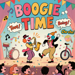 Boogie Time | Funny Cartoon Clown Swing Music for Kids | Vintage Circus Jazz Boogie Instrumental