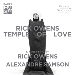 Palais Galliera | Rick Owens Temple of Love | I'm all about elimination