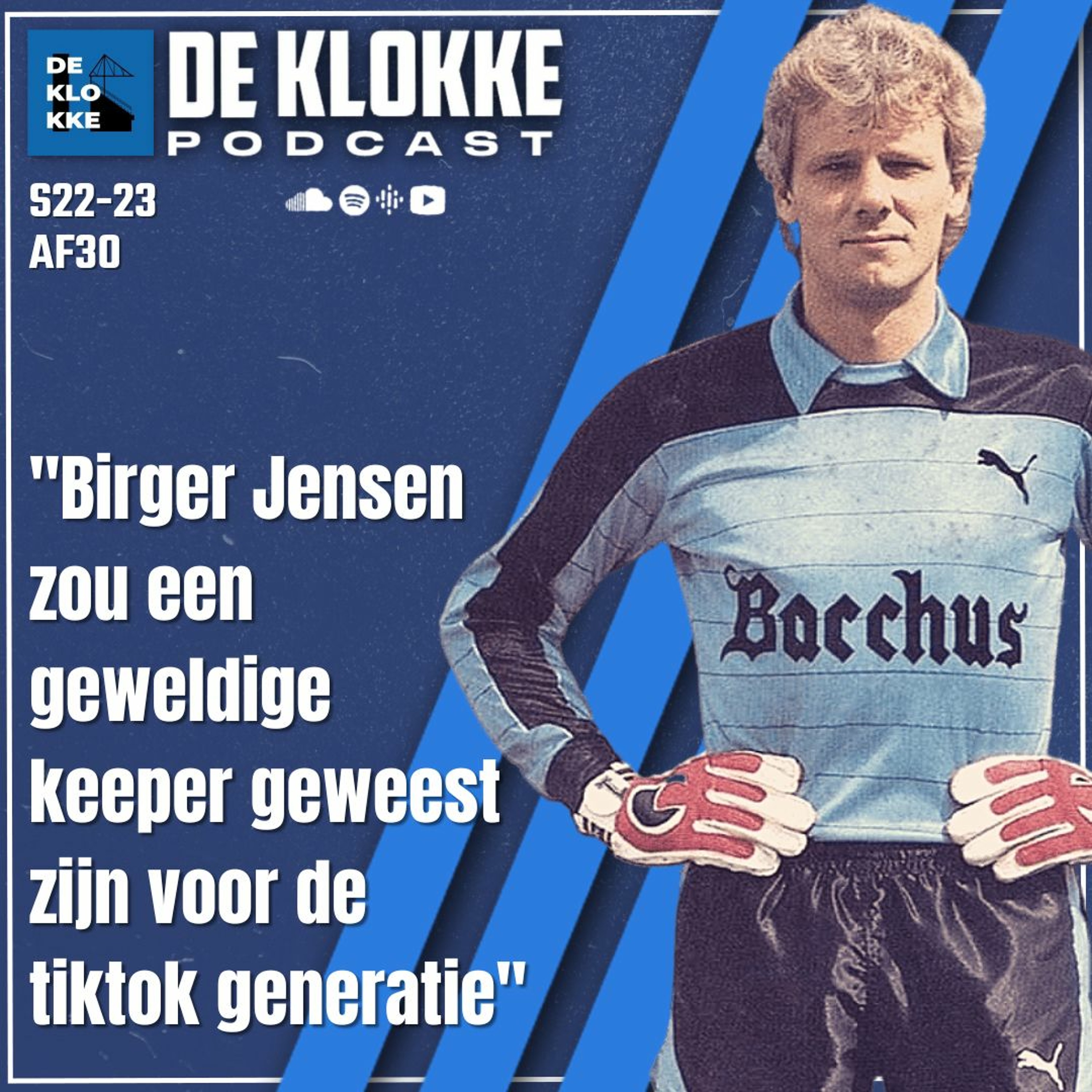 De Klokke S22-23 E30 "Birger Jensen zou een geweldige keeper geweest zijn voor de TikTok generatie" episode artwork