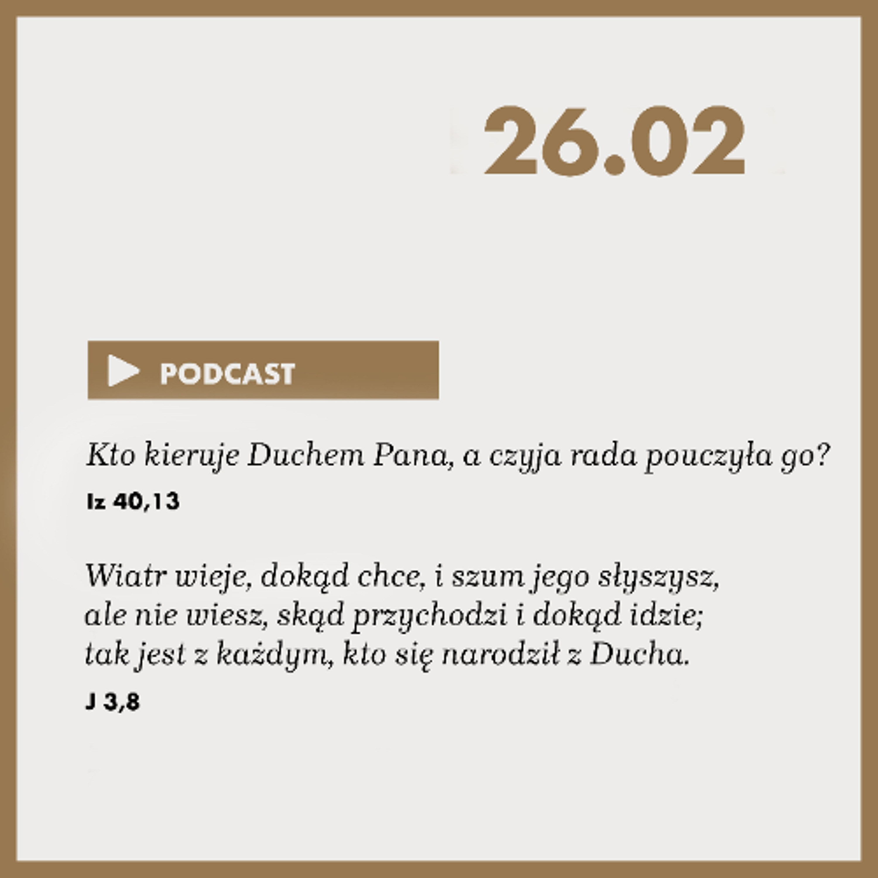 Poranek ze Słowem na 26 lutego 2025 episode artwork
