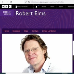 David Sinclair on Robert Elms show, BBC Radio London 25.3.22