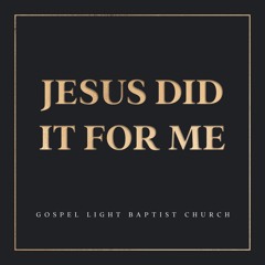 Jesus Did It For Me (live)