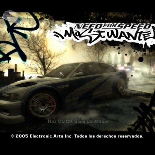 NFS Most Wanted - Title Screen (Without UI)