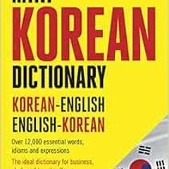 download EPUB ✏️ Mini Korean Dictionary: Korean-English English-Korean (Tuttle Mini D