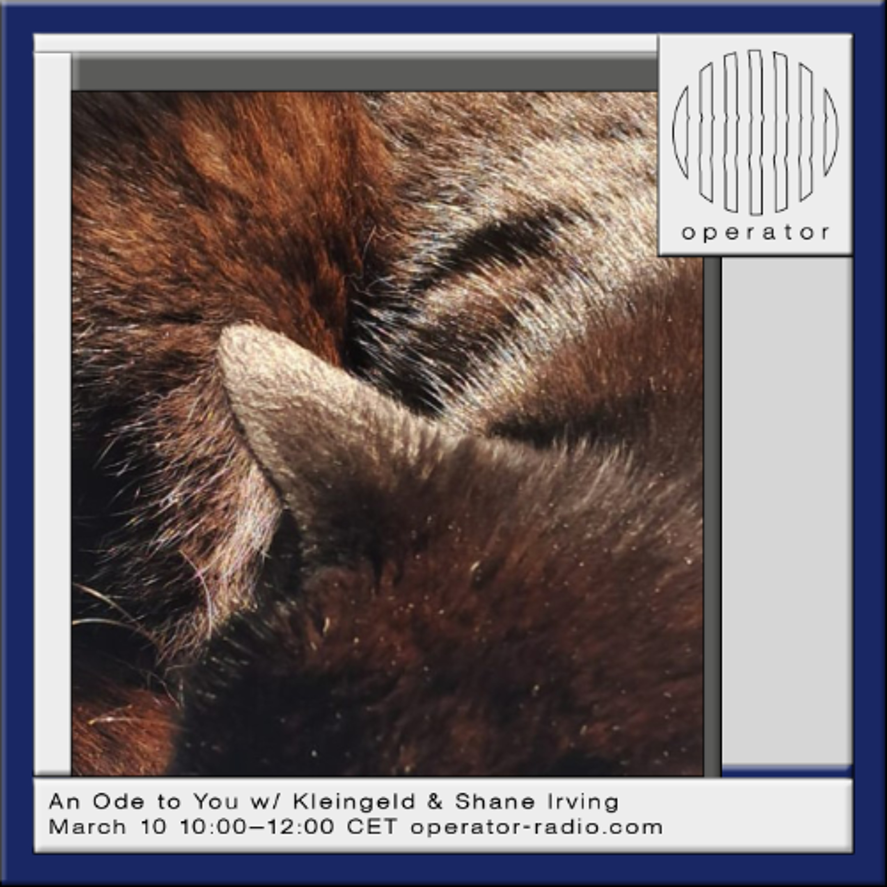 An Ode to You w/ Kleingeld & Shane Irving - 10th March 2026 episode artwork
