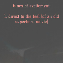 direct to the feel (of an old superhero movie)