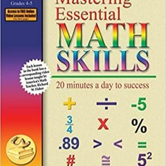 READ⚡️PDF❤️eBook Mastering Essential Math Skills 20 Minutes a Day to Success  Book 1 Grades