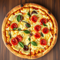 T. pizza on the Plate