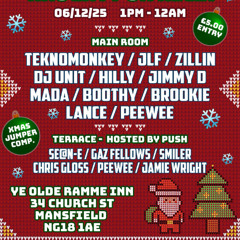 push 6/12/25 ye olde ramme inn mansfield dj pee wee