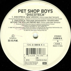 Pet Shop Boys-Discoteca (Jasmin X Remix)